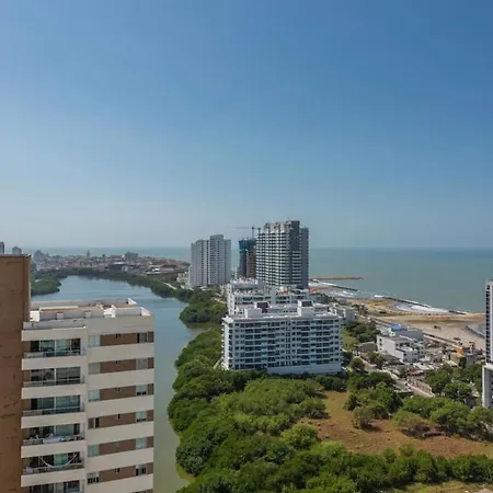 Espectacular Apartamento Con Excelente Vista Cabrero Marina Club Apartment Cartagena
