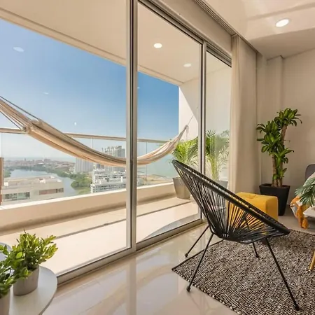Espectacular Apartamento Con Excelente Vista Cabrero Marina Club Apartment Cartagena