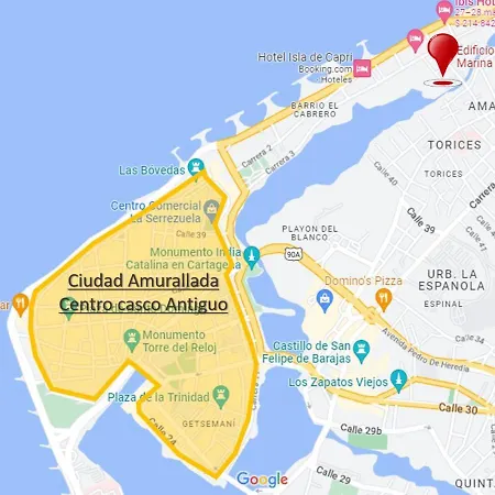 Espectacular Apartamento Con Excelente Vista Cabrero Marina Club Apartment Cartagena